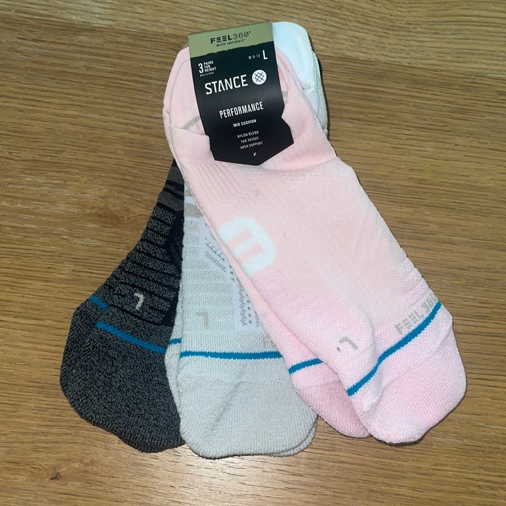 Stance Feel 360 Performance Mesh Tab Socks L (9-13)